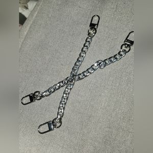 ASTER 2 PIECES PURSE CHAINS.  8 INCH EACH NWT